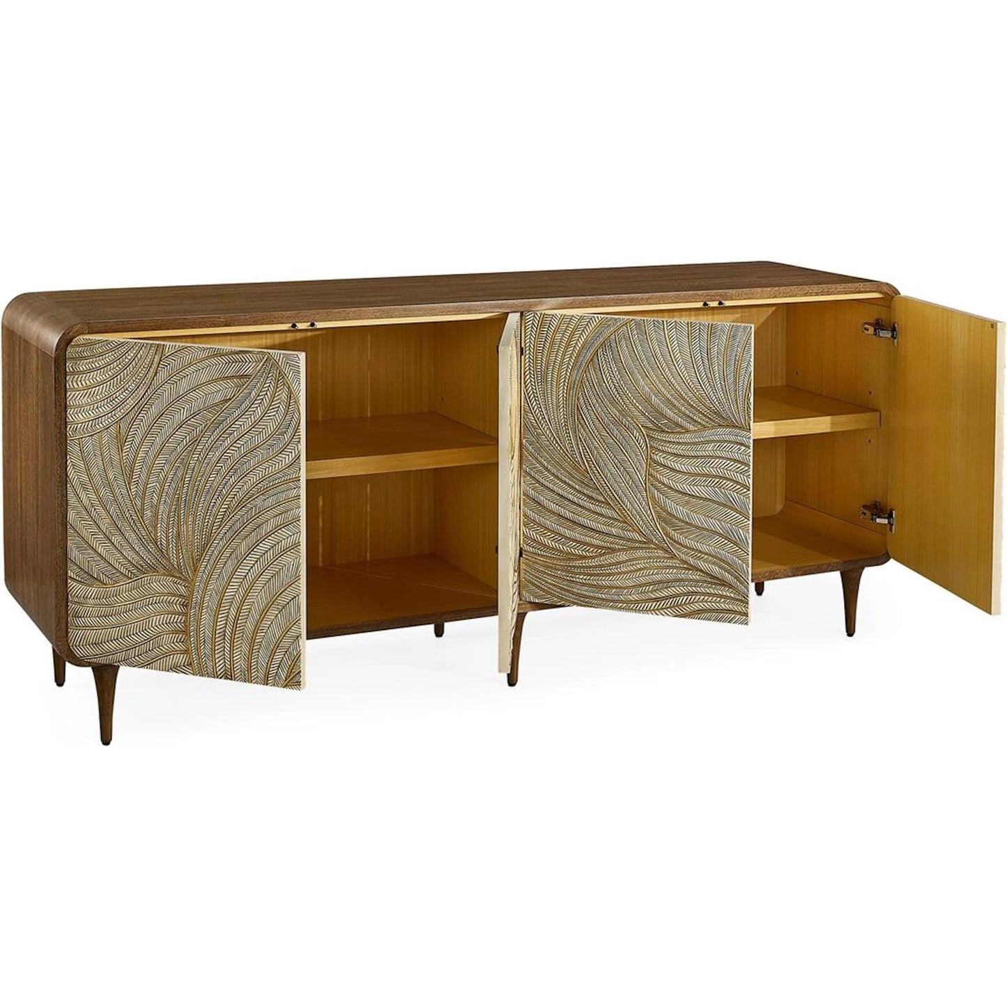 001 SI-2629293 | Unknown | Halcyon Four-Door Credenza by John-Richard. Made from unique in a unique style.