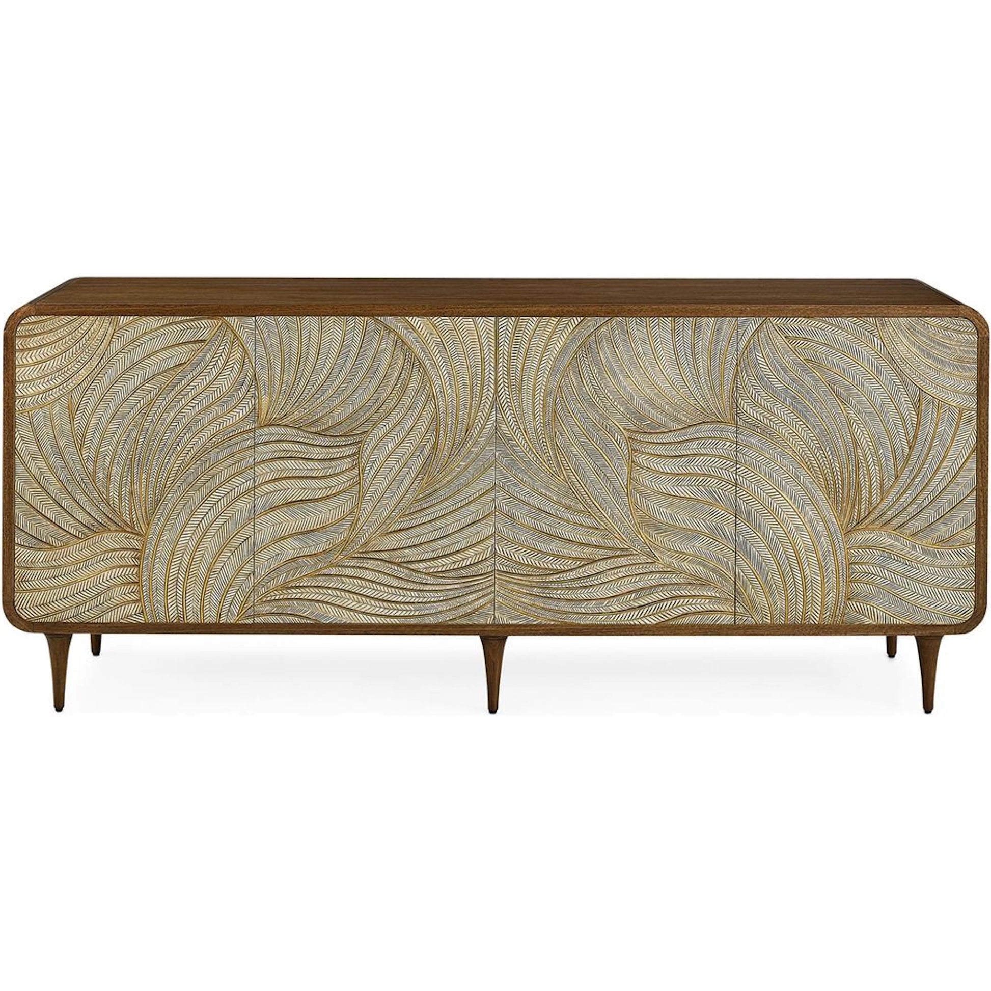 Halcyon Four-Door Credenza by John-Richard. Made from unique in a unique style.