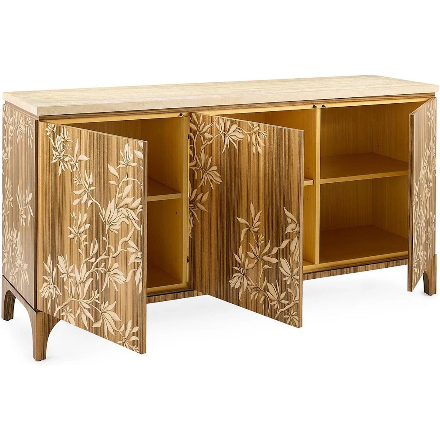 001 SI-2629681 | Unknown | Vernal Three-Door Credenza by John-Richard. Made from unique in a unique style.