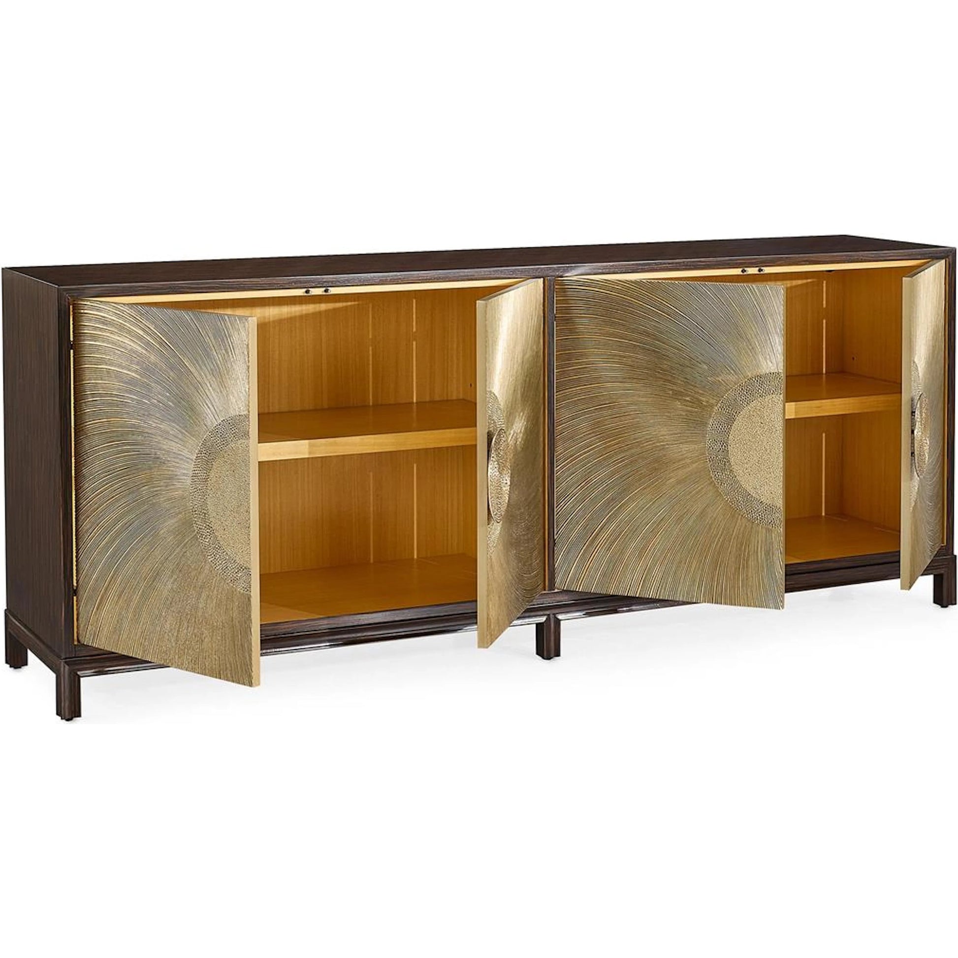 Gale Four-Door Credenza by John-Richard. Made from unique in a unique style.