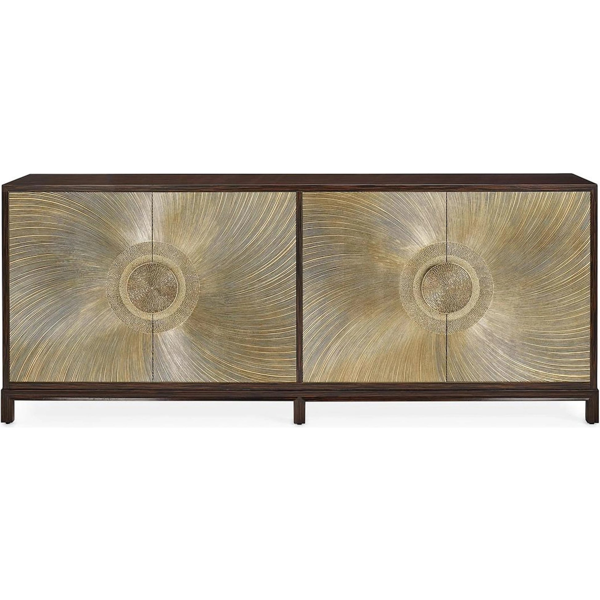 Gale Four-Door Credenza by John-Richard. Made from unique in a unique style.