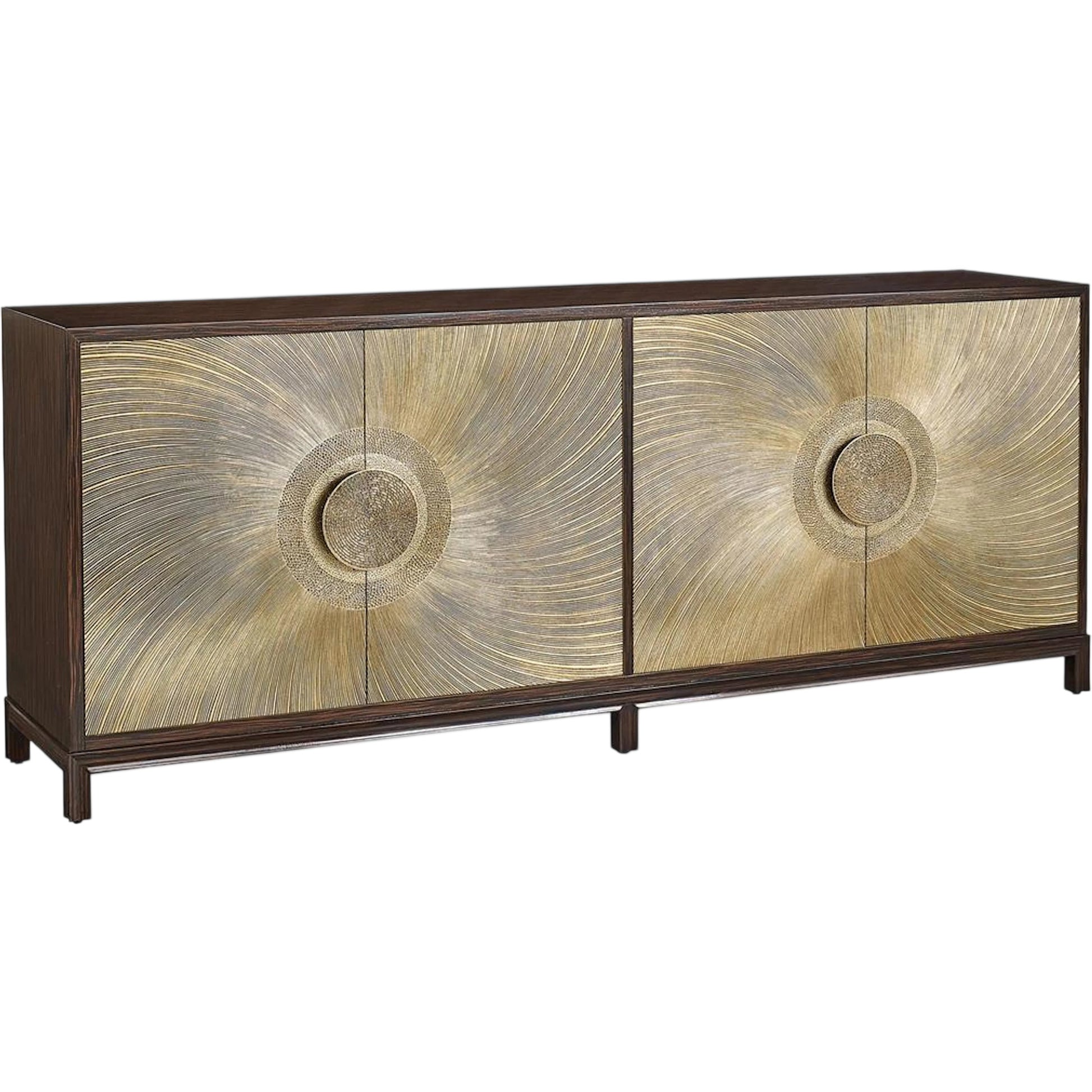 Gale Four-Door Credenza by John-Richard. Made from unique in a unique style.