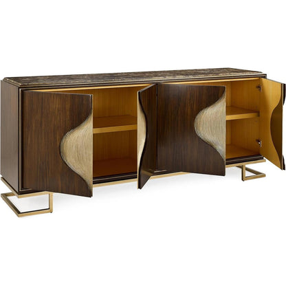 Ember Four-Door Credenza by John-Richard. Made from unique in a unique style.