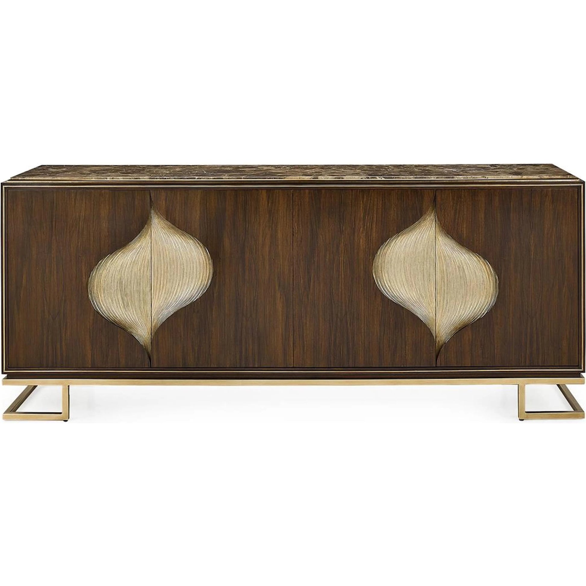 Ember Four-Door Credenza by John-Richard. Made from unique in a unique style.