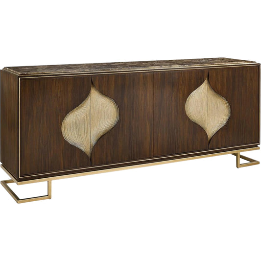 Ember Four-Door Credenza by John-Richard. Made from unique in a unique style.