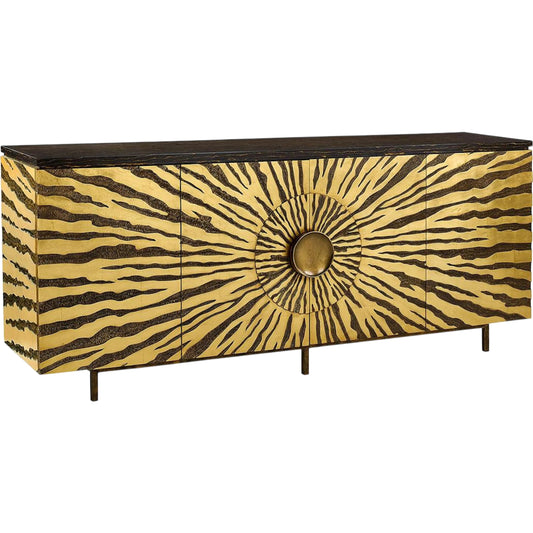 Kalahari Four-Door Credenza by John-Richard. Made from unique in a unique style.