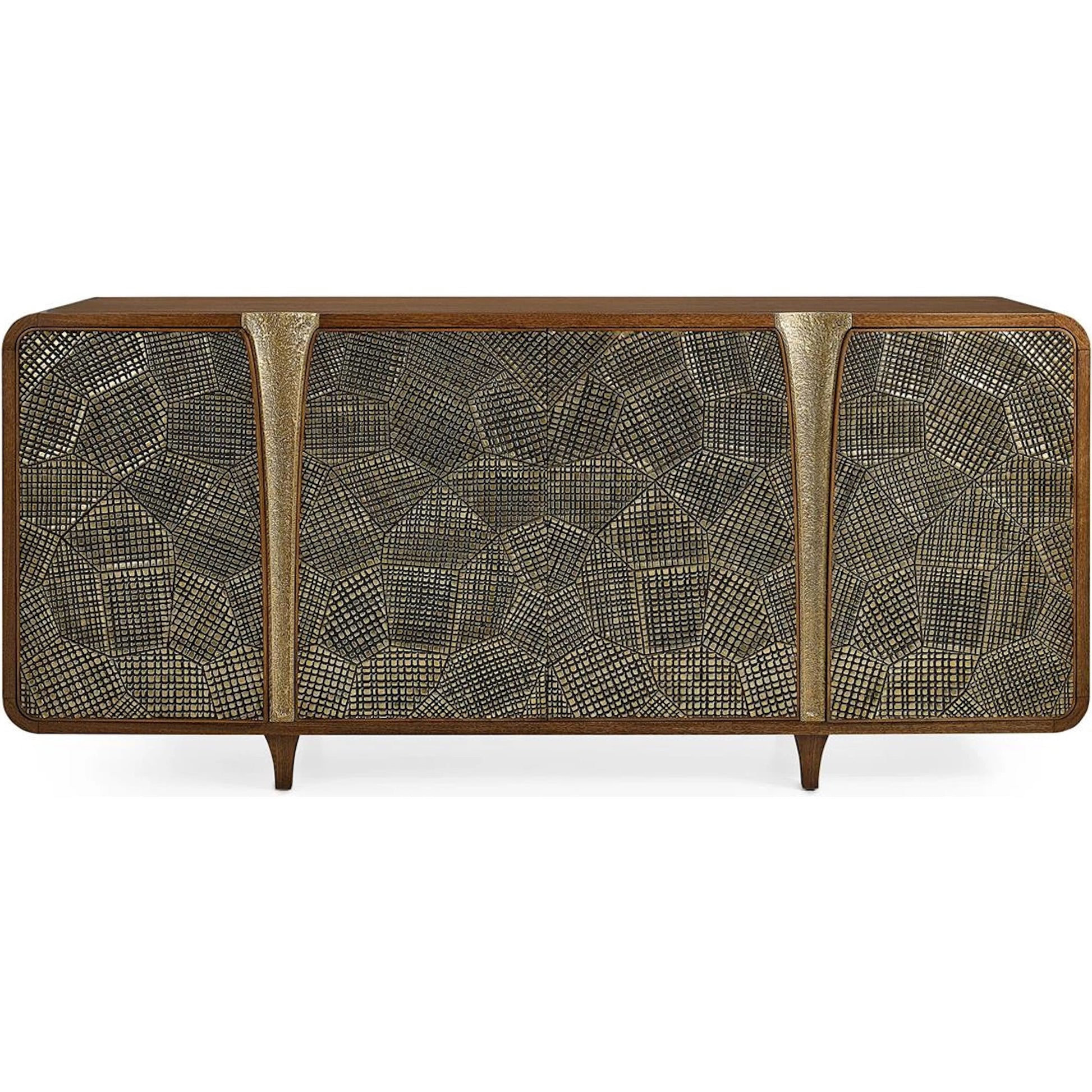 Pathfinder Four-Door Credenza by John-Richard. Made from unique in a unique style.