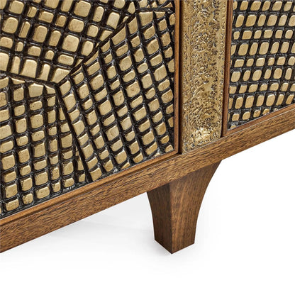 Pathfinder Four-Door Credenza by John-Richard. Made from unique in a unique style.