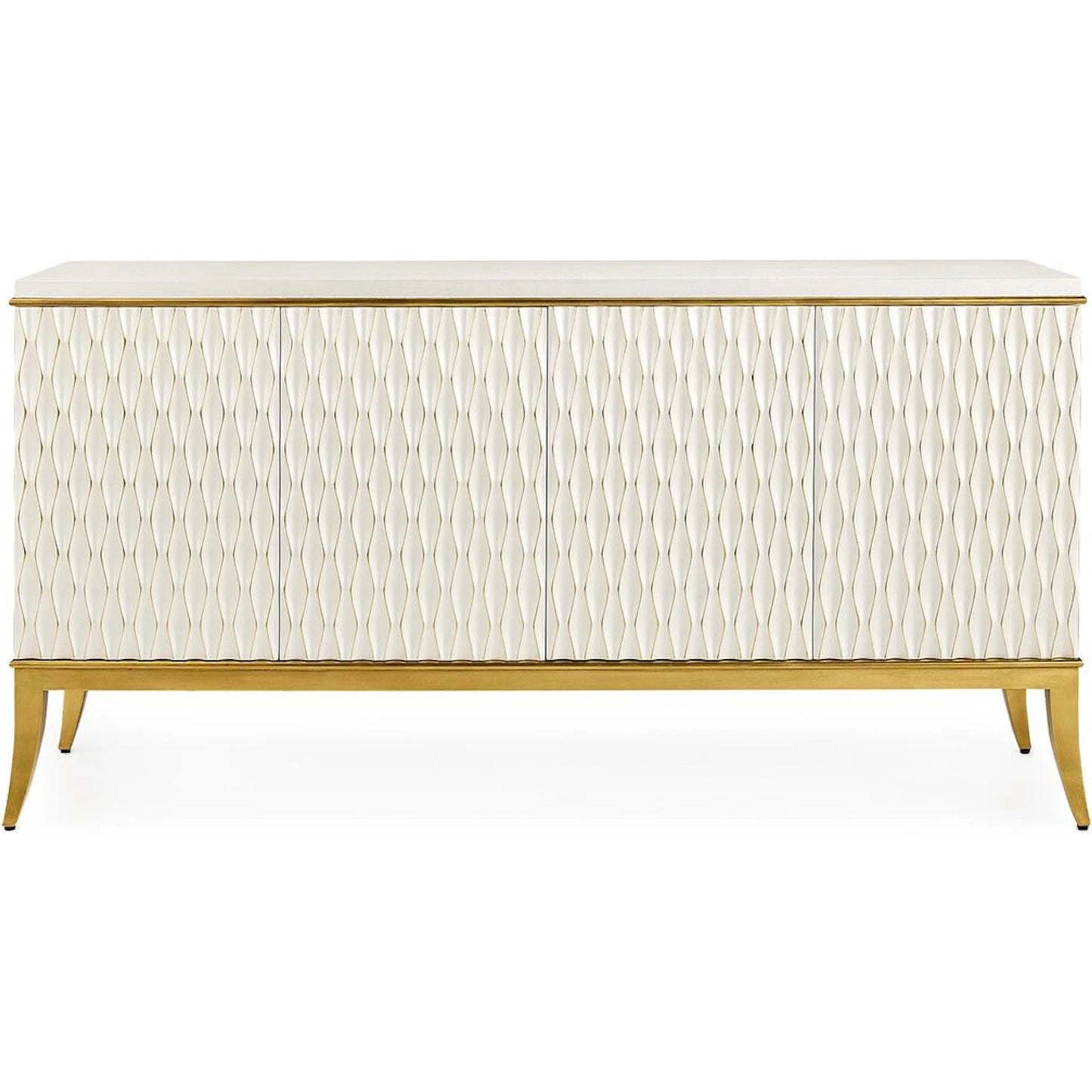 002 SI-2629050 | Additional Silo | Abaco Four-Door Credenza by John-Richard. Made from unique in a unique style.