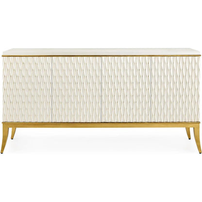 Abaco Four-Door Credenza by John-Richard. Made from unique in a unique style.