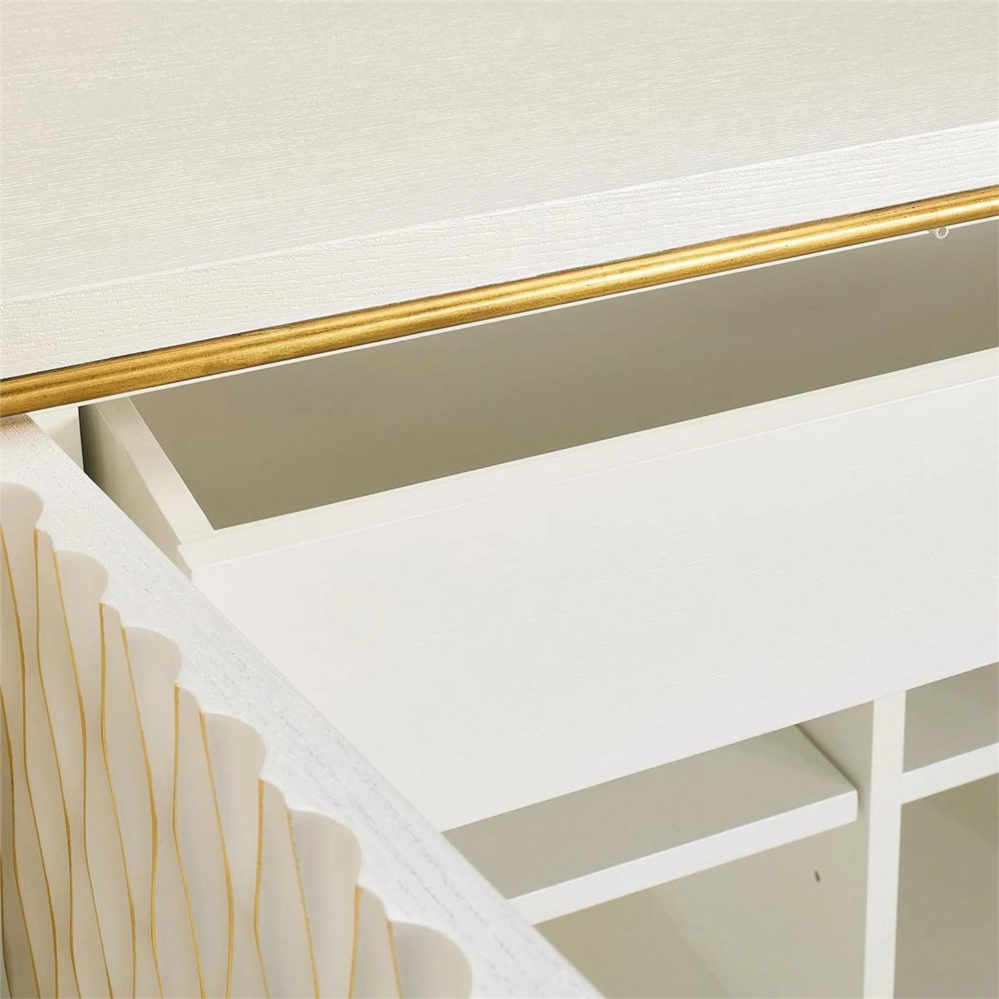 003 SI-2629050 | Closeup | Abaco Four-Door Credenza by John-Richard. Made from unique in a unique style.