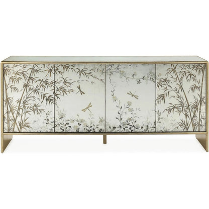 Tonbo Four-Door Credenza by John-Richard. Made from unique in a unique style.