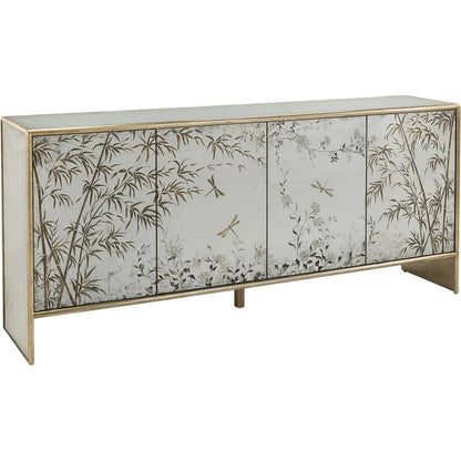 Tonbo Four-Door Credenza by John-Richard. Made from unique in a unique style.