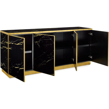 Ducale Four-Door Credenza by John-Richard. Made from unique in a unique style.