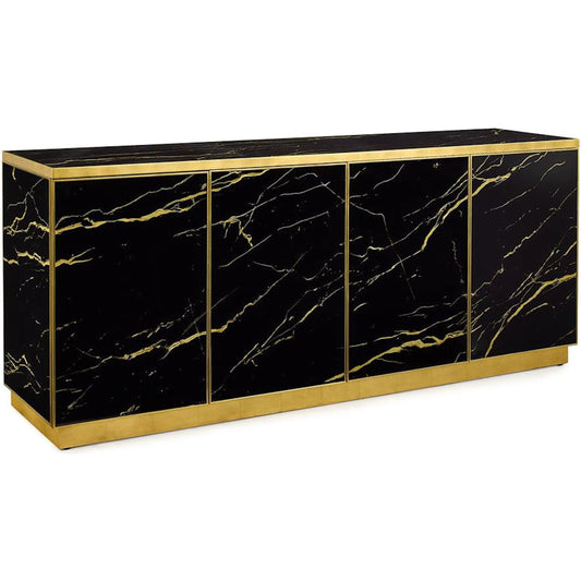 Ducale Four-Door Credenza by John-Richard. Made from unique in a unique style.
