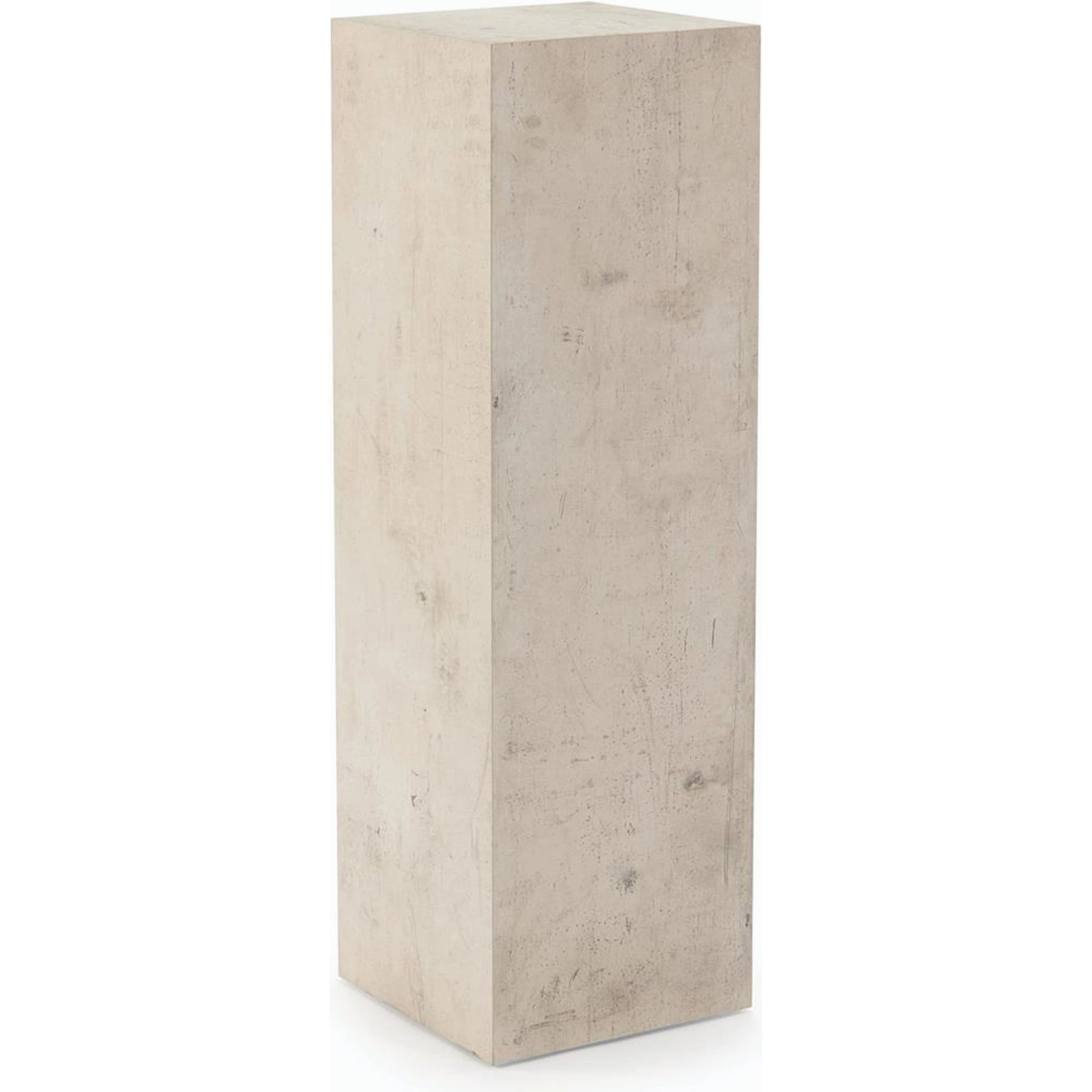 Loftus Pedestal Alto by John-Richard in natural. Made from crystal in a modern style.