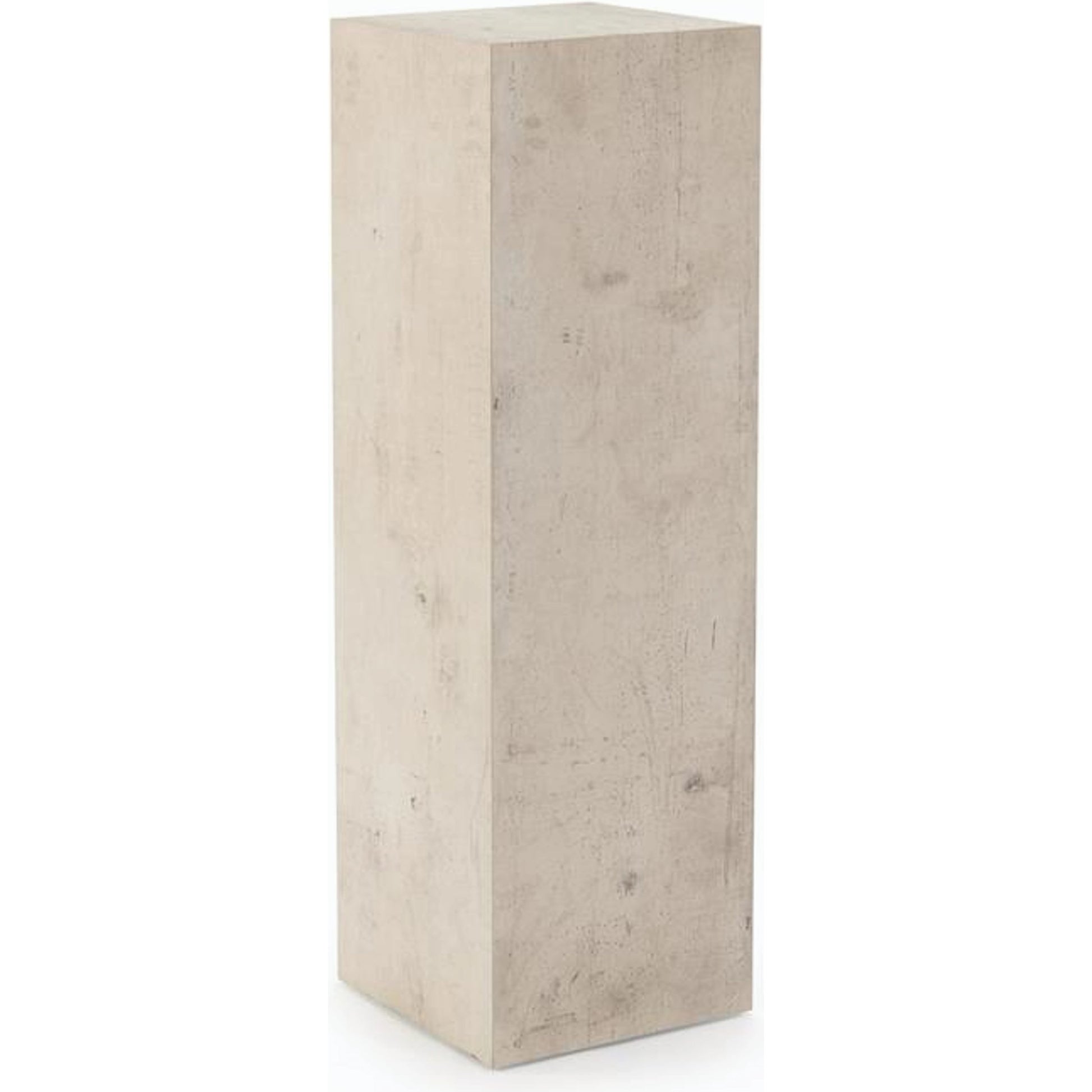Loftus Pedestal Alto by John-Richard in natural. Made from crystal in a modern style.