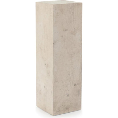 Loftus Pedestal Alto by John-Richard in natural. Made from crystal in a modern style.