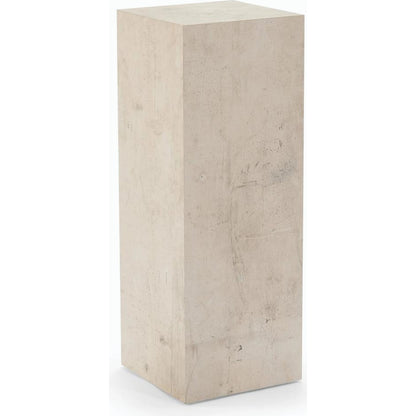 Loftus Pedestal Alto by John-Richard in natural. Made from crystal in a modern style.