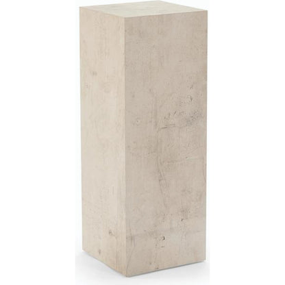 Loftus Pedestal Alto by John-Richard in natural. Made from crystal in a modern style.