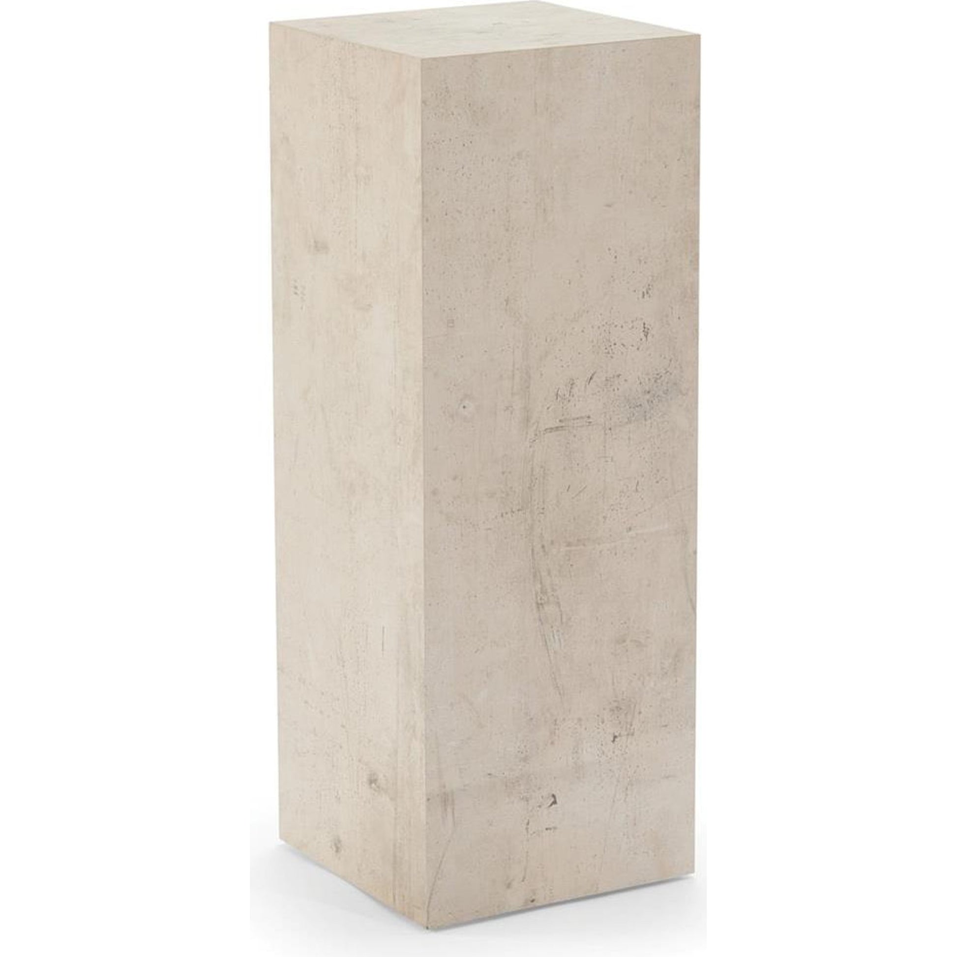 Loftus Pedestal Alto by John-Richard in natural. Made from crystal in a modern style.