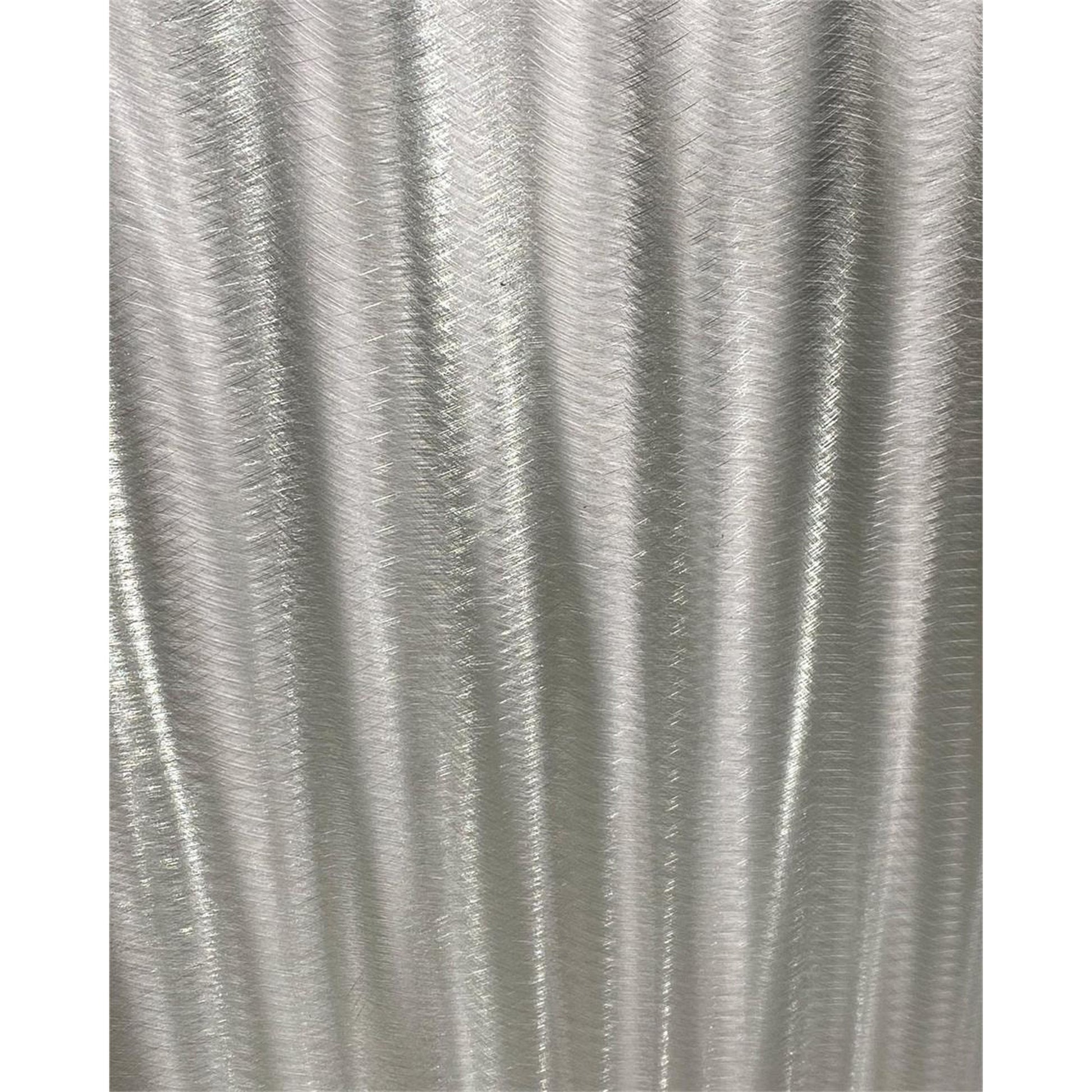 Lucena Pedestal by John-Richard in stainless steel and brushed stainless steel. Made from crystal, steel in a transitional style.