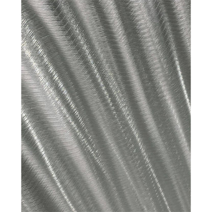 Lucena Pedestal by John-Richard in stainless steel and brushed stainless steel. Made from crystal, steel in a transitional style.