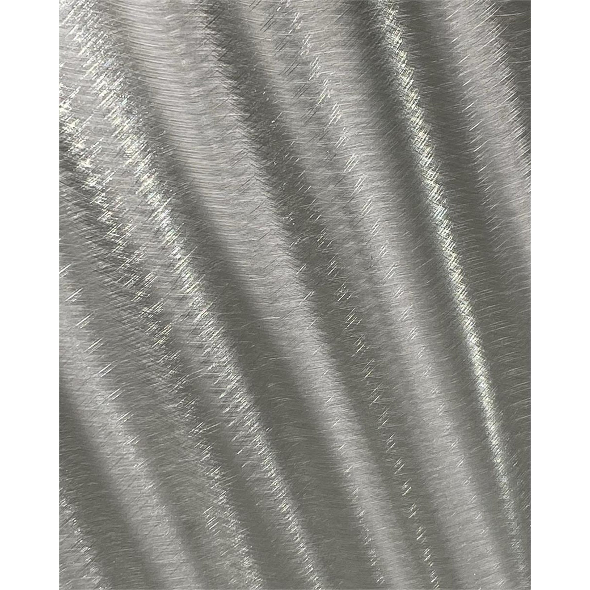 Lucena Pedestal by John-Richard in stainless steel and brushed stainless steel. Made from crystal, steel in a transitional style.