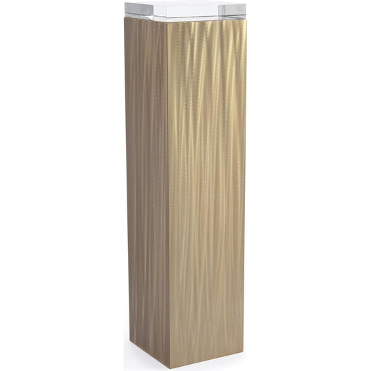 Lucena Pedestal I by John-Richard in gold and gold. Made from unique in a modern style.