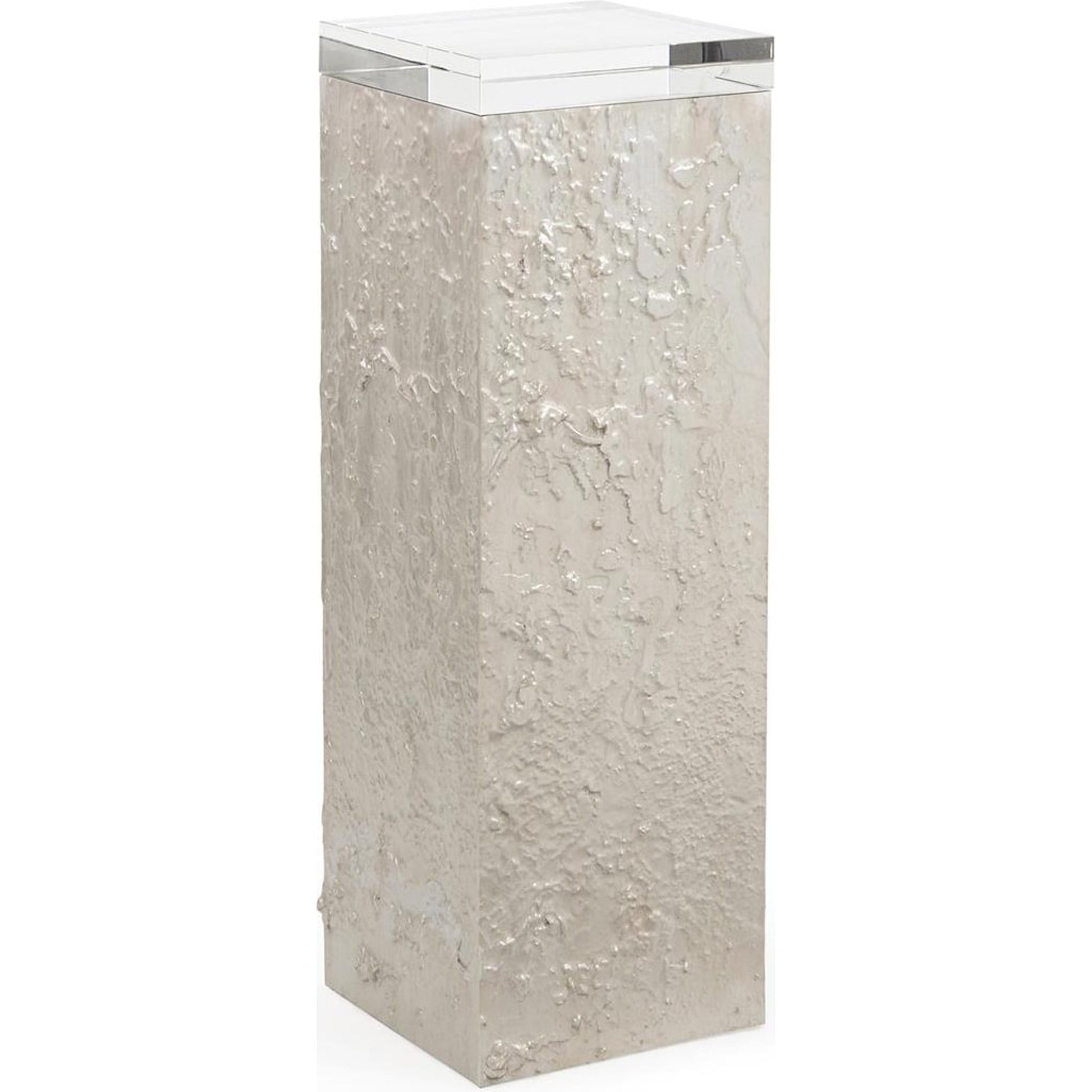 Solo Pedestal III by John-Richard in silver. Made from unique in a modern style.