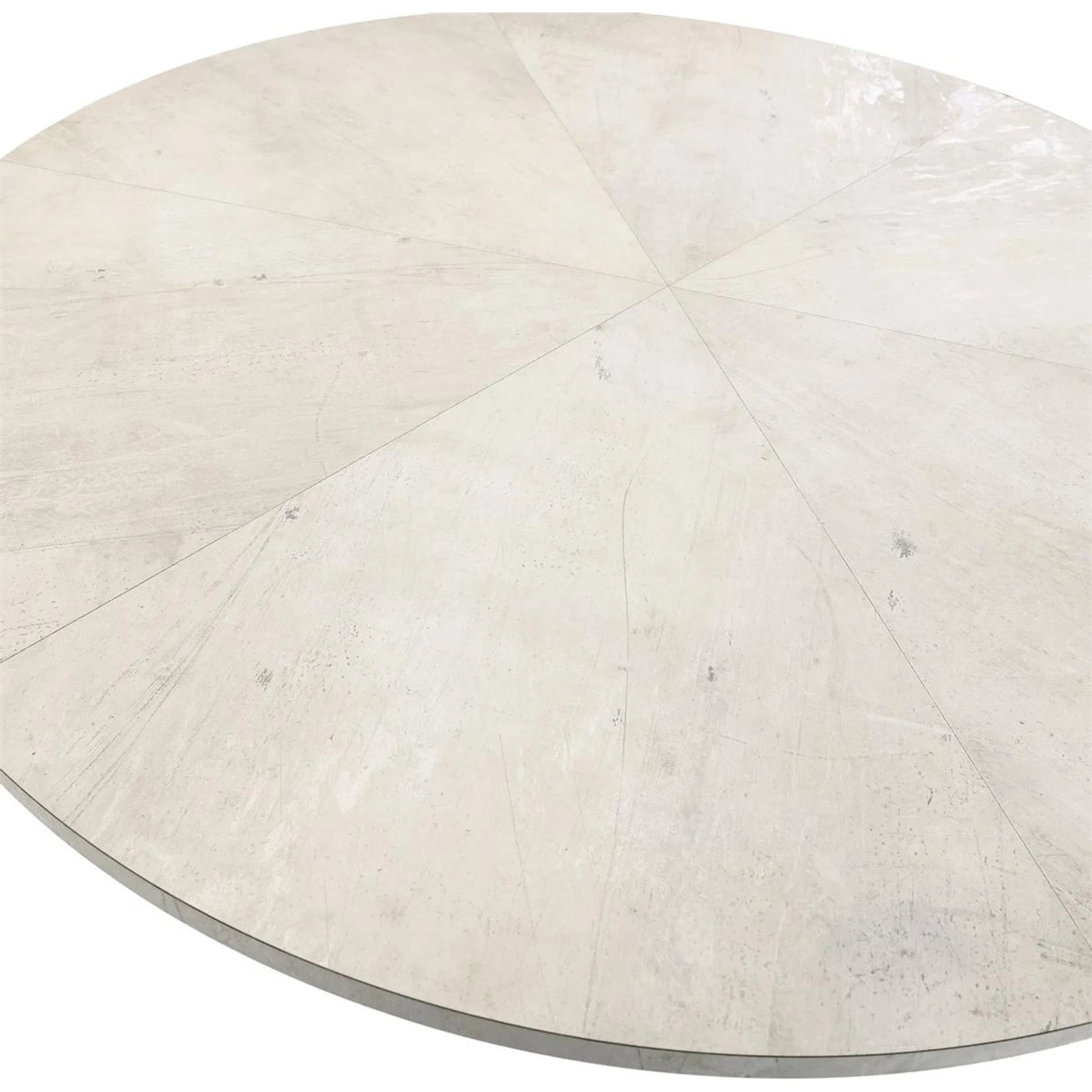 006 SI-2170909 | Closeup | Lavertezzo Dining Table by John-Richard in tiza gesso. Made from unique in a modern style.