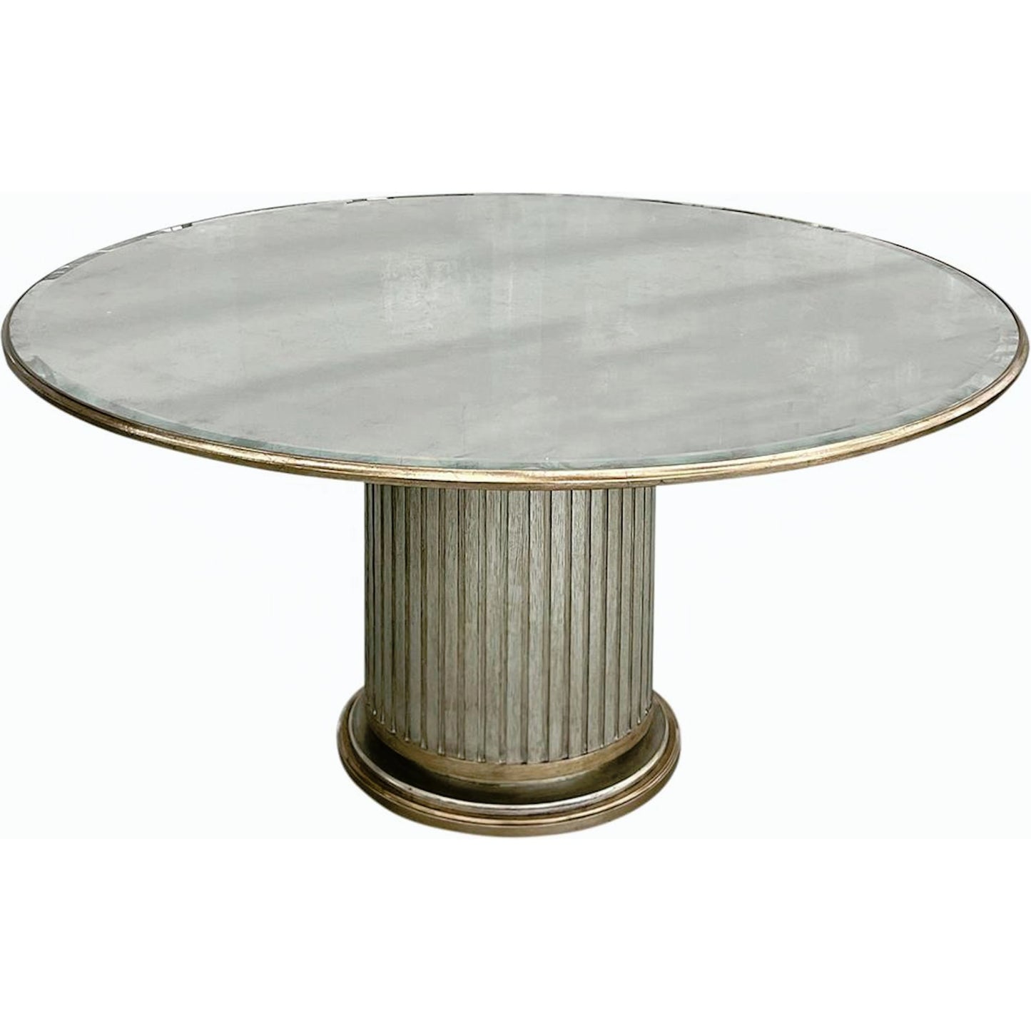 001 SI-2170434 | Primary Silo | Dorian Dining Table by John-Richard in gold. Made from unique in a modern style.