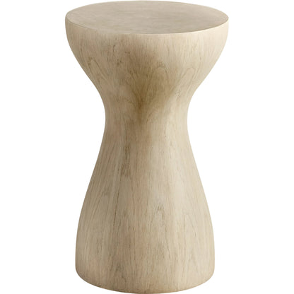 Water Seamount Oak Buncher Table/Stool by Jonathan Charles in whitewash oak. Made from oak in a modern style.