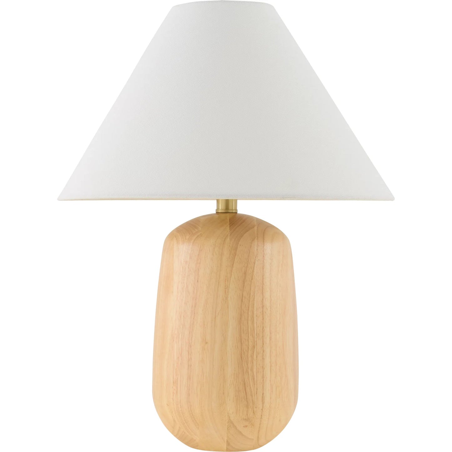 001 SI-2165553 | Primary Silo | Evan Accent Table Lamp - 535756 by Surya in white, beige, translucent, metallic brass and natural. Made from wood veneer, linen, polystyrene, iron in a transitional style.