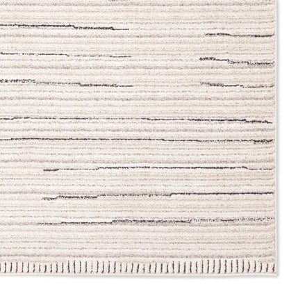 Eva EVA02 Rug by Jaipur Living in ivory, black. Made from 100% polyester in a unique style.