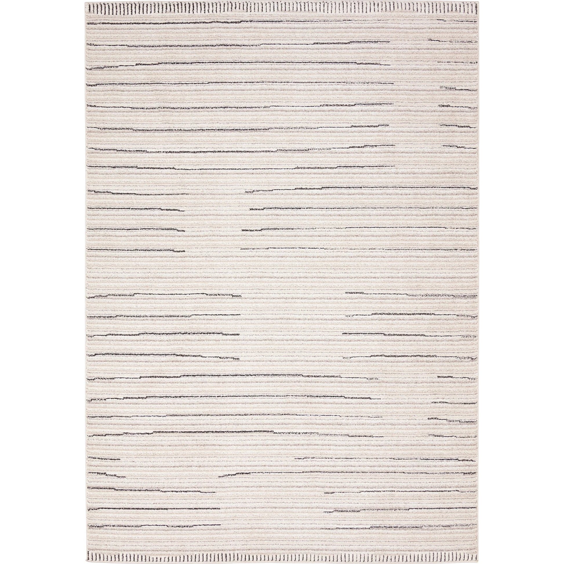 Eva EVA02 Rug by Jaipur Living in ivory, black. Made from 100% polyester in a unique style.