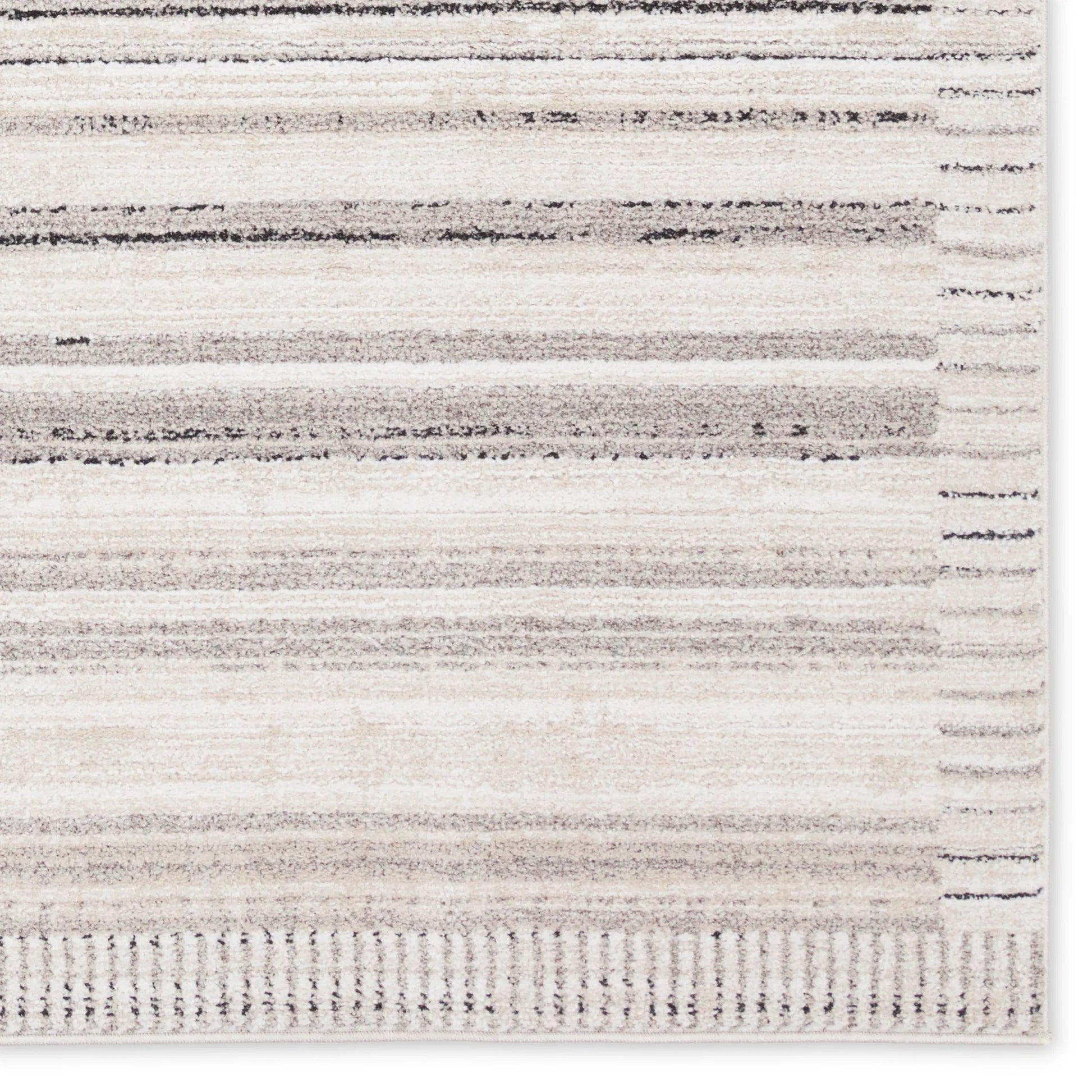Eva EVA04 Rug by Jaipur Living in ivory, gray, black. Made from 100% polyester in a unique style.