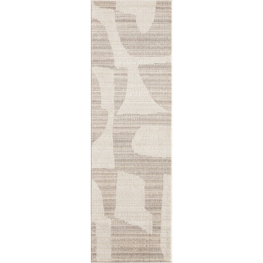 Eva EVA05 Rug by Jaipur Living in gray, cream. Made from 100% polyester in a unique style.