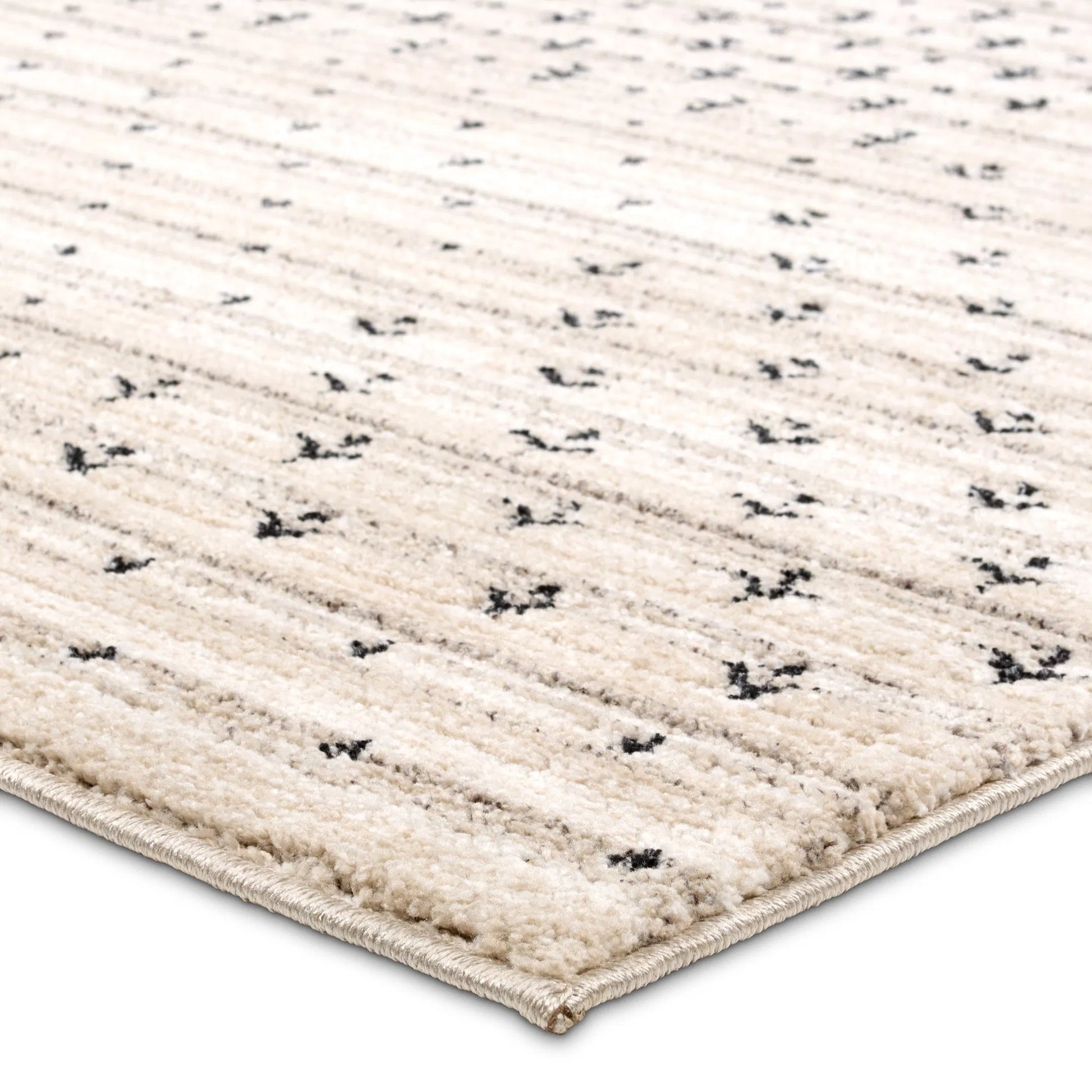 Eva EVA06 Rug by Jaipur Living in ivory, gray, black. Made from 100% polyester in a unique style.