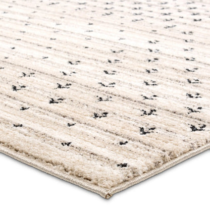 Eva EVA06 Rug by Jaipur Living in ivory, gray, black. Made from 100% polyester in a unique style.