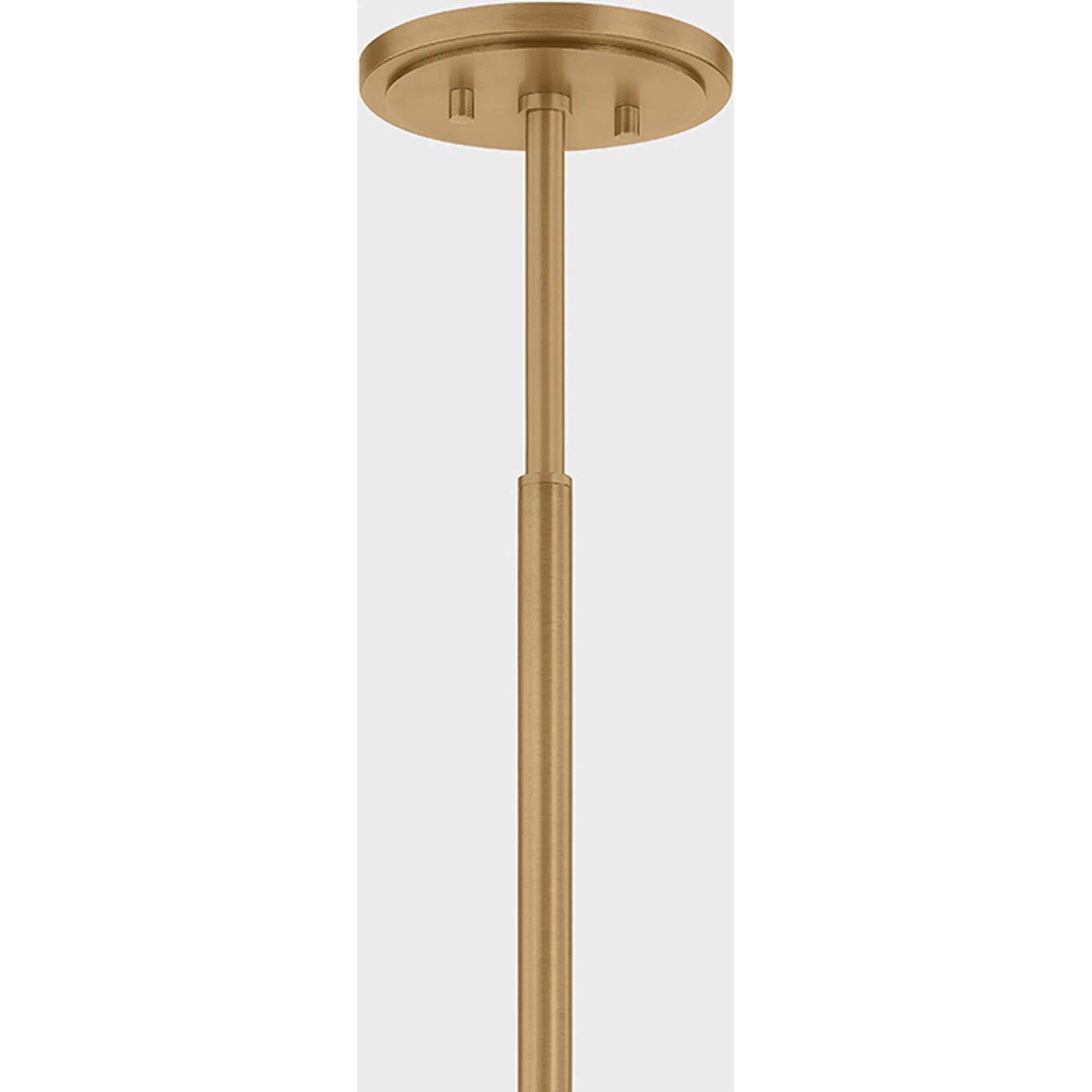Evermore Chandelier by Troy in patina brass. Made from unique in a transitional style.