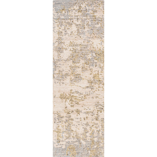 Evoke Rug - 29593 by Surya in mustard, charcoal. Made from 65% wool, 35% viscose in a unique style.
