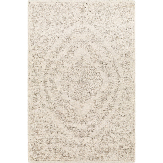 Evolution Rug - 29595 by Surya in gray, charcoal, light beige, cream. Made from 70% wool, 30% viscose in a unique style.