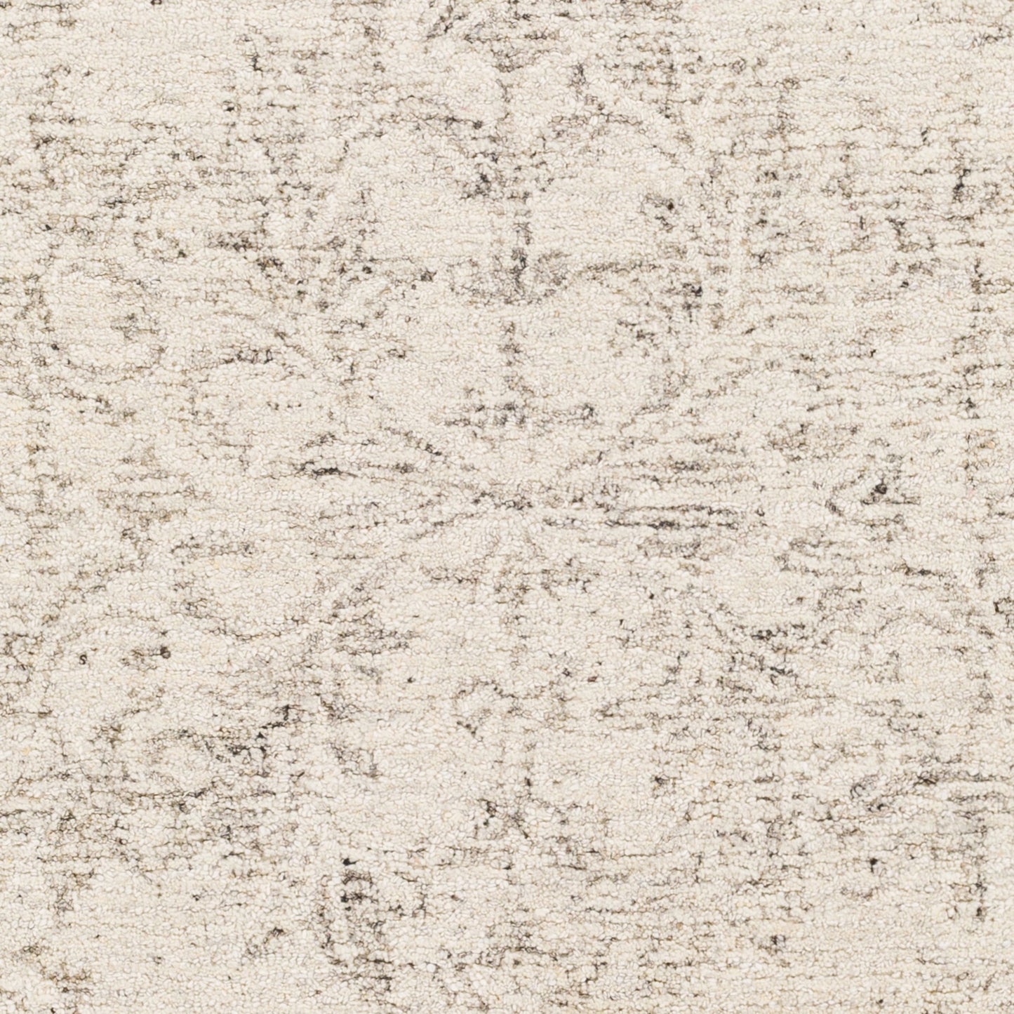 006 SI-1881762,SI-1881763,SI-1881764,SI-1881765,SI-1881766,SI-1881767,SI-1881768,SI-1881769 | Closeup | Evolution Rug by Surya in gray, charcoal, light beige, cream. Made from 70% wool, 30% viscose in a traditional style.