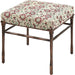Eveena Ottoman by Surya in brushed, copper. Made from unique in a unique style.