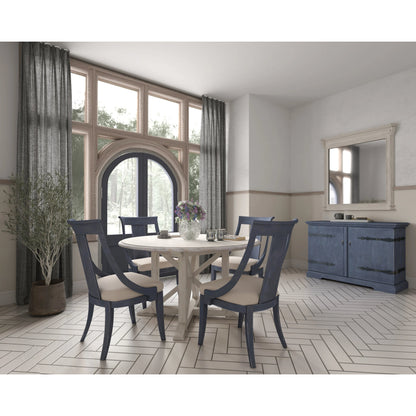 Alcove Dresser Mirror by A.R.T. Furniture in belgian ivory. Made from acacia solids, maple veneers, mirror in a modern style.