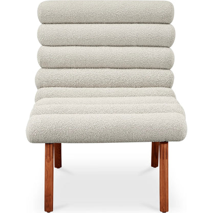 Arlo Accent Chair Performance Fabric by Moe's Home Collection. Made from upholstery: 100% polyester, ash wood legs, high density foam seat, plywood, metal frame in a unique style.