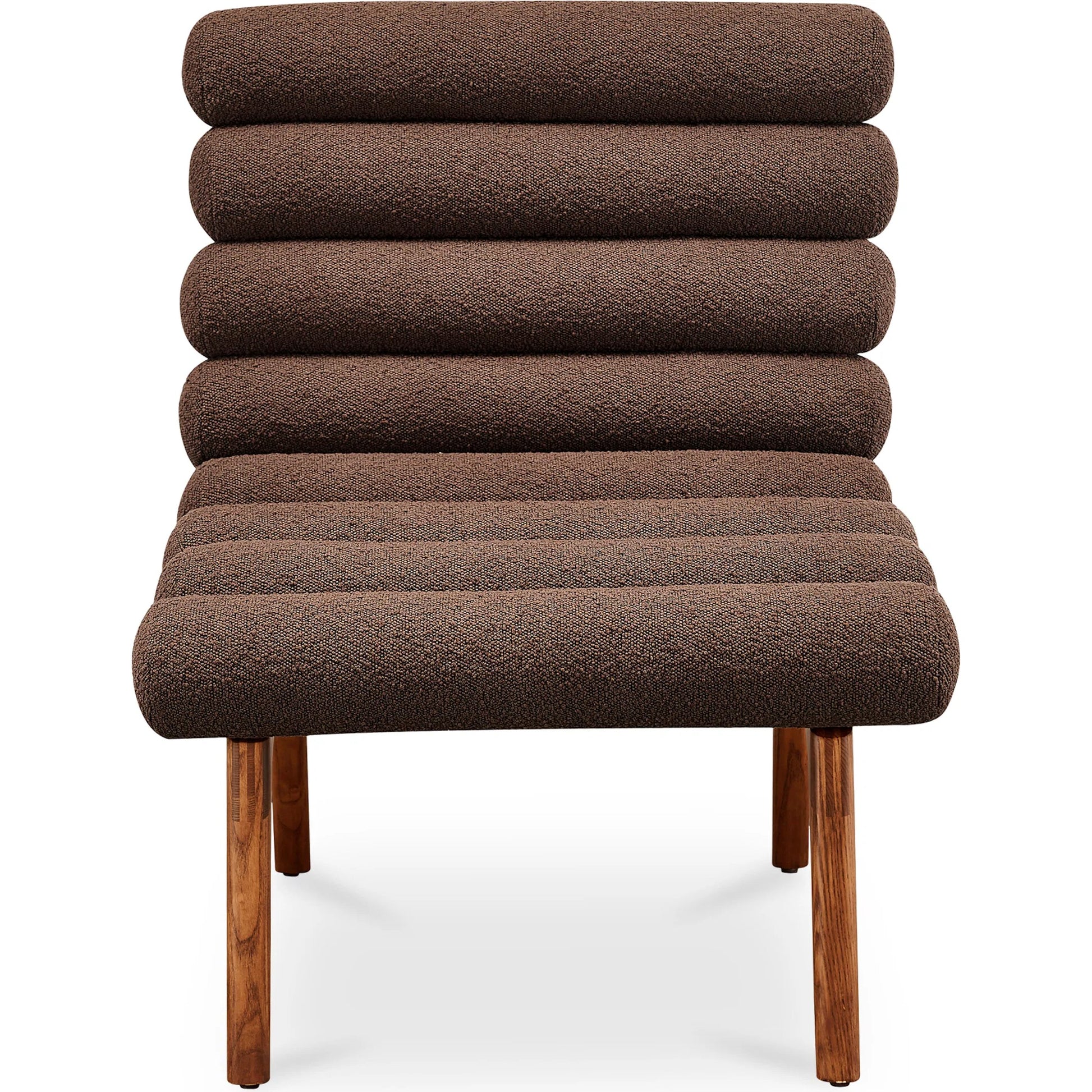 Arlo Accent Chair Performance Fabric by Moe's Home Collection. Made from upholstery: 100% polyester, ash wood legs, high density foam seat, plywood, metal frame in a unique style.