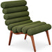 Arlo Accent Chair Performance Fabric by Moe's Home Collection. Made from upholstery: 100% polyester, ash wood legs, high density foam seat, plywood, metal frame in a unique style.