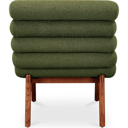 Arlo Accent Chair Performance Fabric by Moe's Home Collection. Made from upholstery: 100% polyester, ash wood legs, high density foam seat, plywood, metal frame in a unique style.